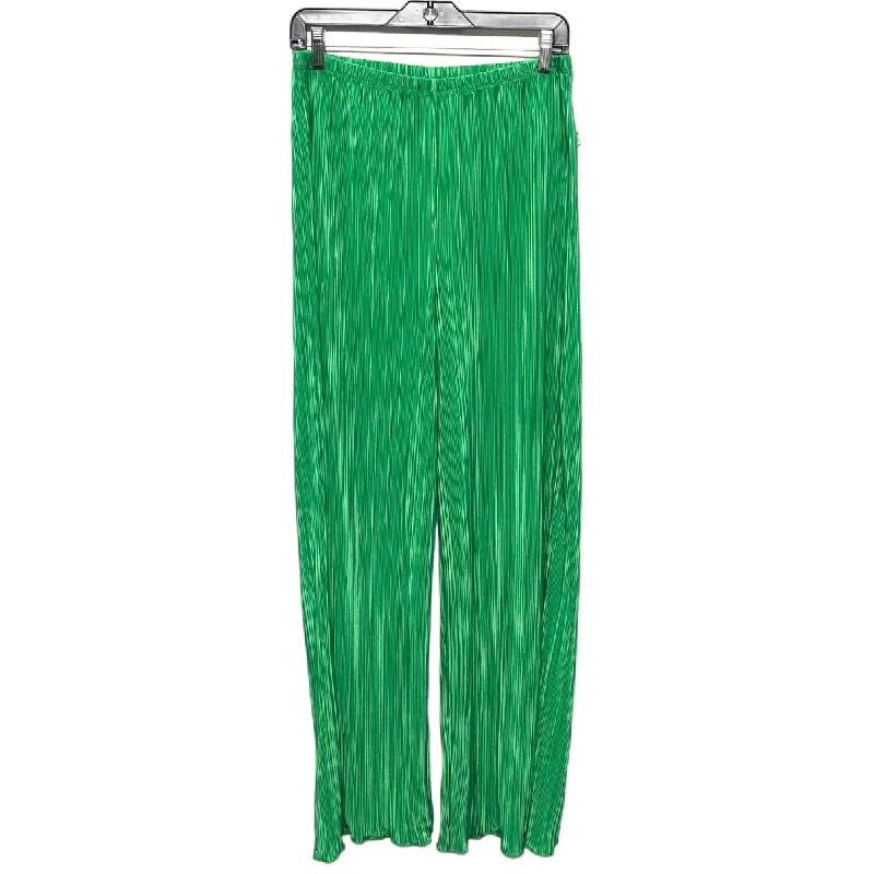 Pants Wide Leg By Good American In Green, Size: M