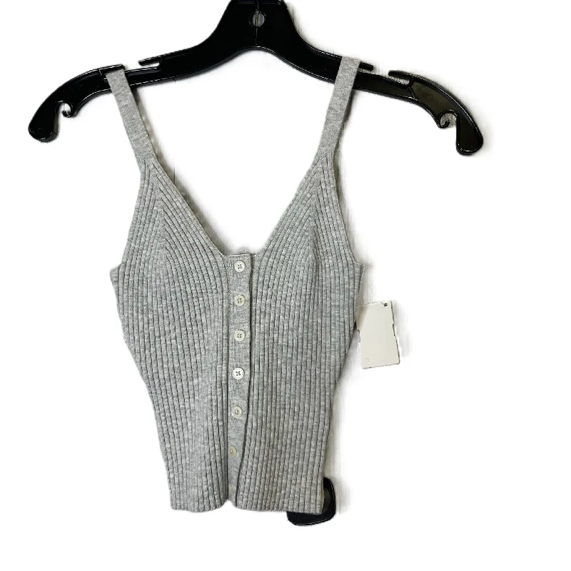 Top Sleeveless By Aerie In Grey, Size: S