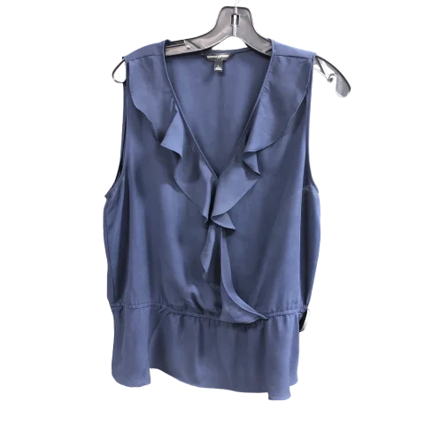 Top Sleeveless By Banana Republic In Blue, Size: L