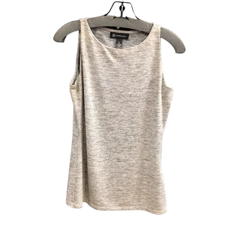 Top Sleeveless By Inc In Silver, Size: S