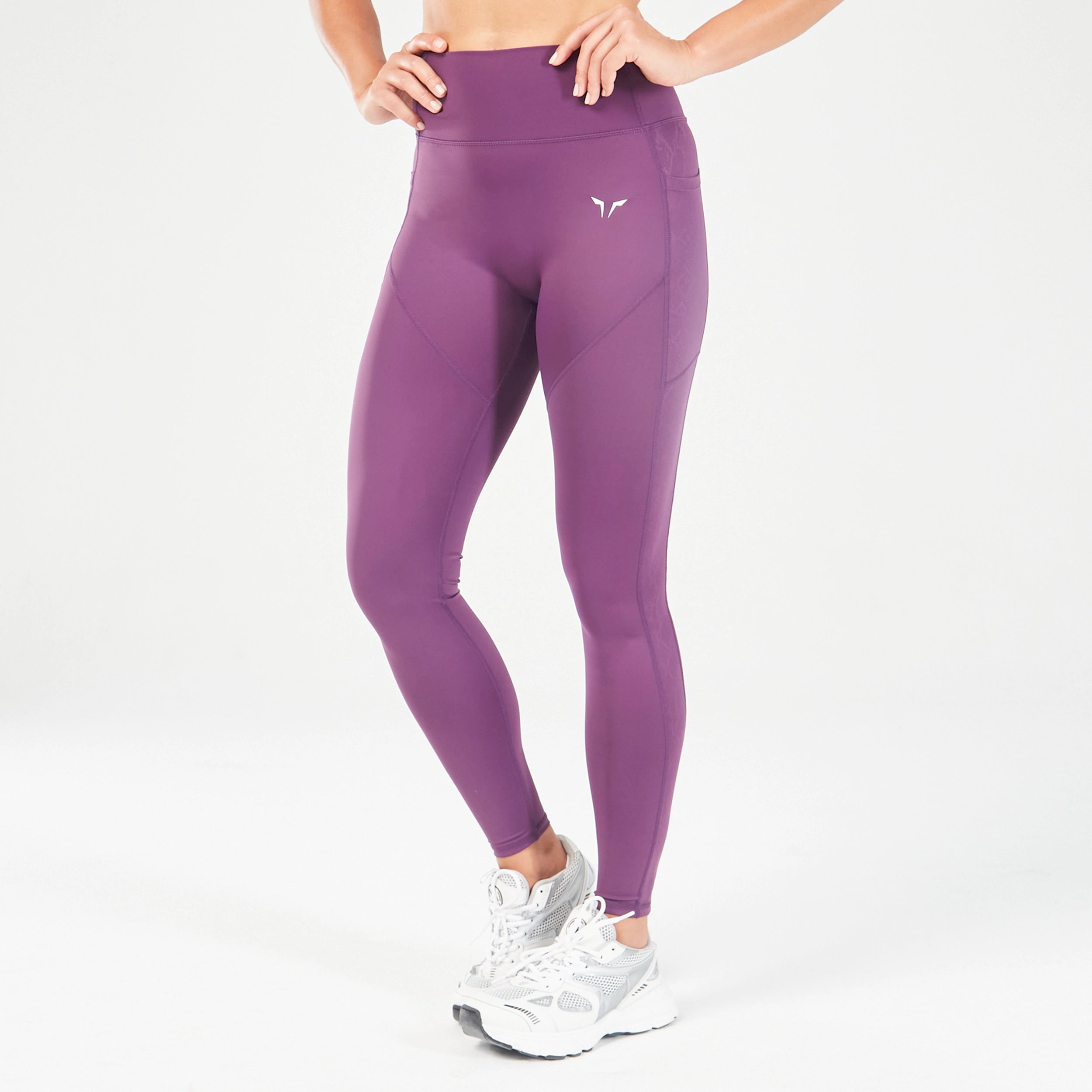 Core Panel Leggings - Shadow Purple